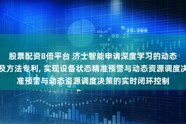 股票配资8倍平台 济士智能申请深度学习的动态设备管理服务系统及方法专利, 实现设备状态精准预警与动态资源调度决策的实时闭环控制